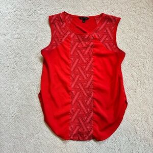 Banana Republic festive red tank